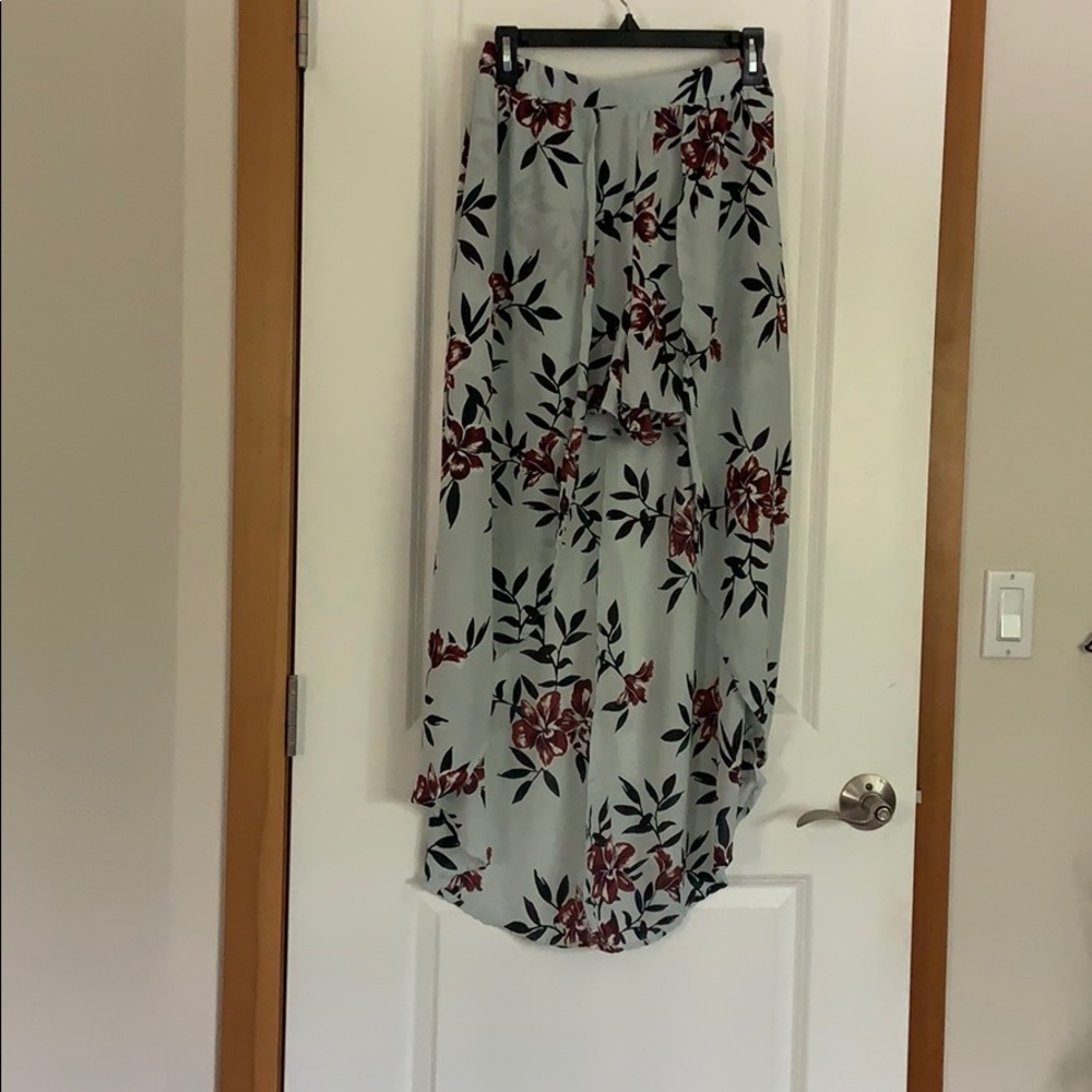 New long skirt with shorts